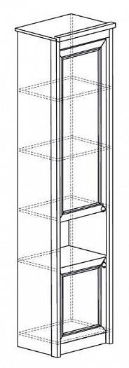 Шкаф "Флоренция" №643 - Схема