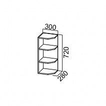 Шкаф торцевой 300/720 "Модерн" Ш300т/720