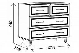 Комод "Ханна" М3