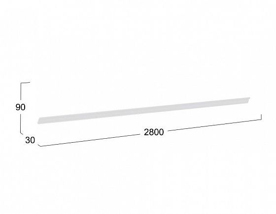 Карниз "Франческа" 2800 мм арт. ДО-044 - размеры