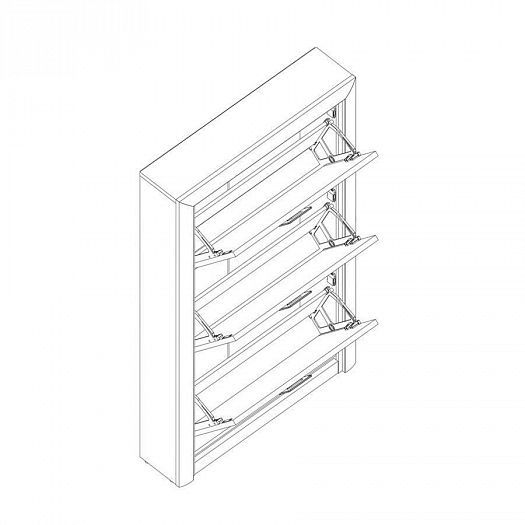 Тумба для обуви "КOEN" KO-023 BUT 3D - Схема