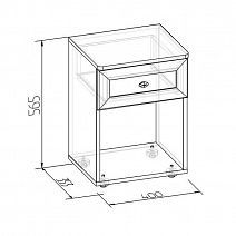 Тумба прикроватная 64 "Sherlock" (Шерлок)