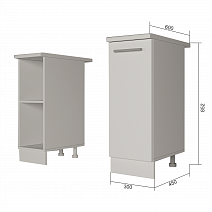 Модуль нижний "Латте" Арт. МН 30 (без столешницы)