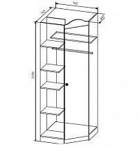 Шкаф угловой "Ki-Ki" ШДУ 765.1 (Ки-Ки)