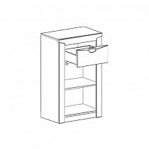 Тумба "Соренто" с 1 дверцей и ящиком