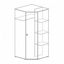 Шкаф угловой "Бэлла" с зеркалом