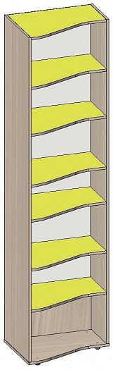 Стеллаж переходной правый "Гамма" арт. ШК.041 - Стеллаж переходной правый "Гамма" арт. ШК.041, Цвет: