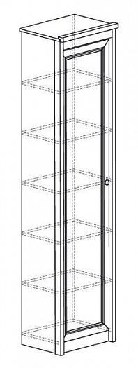 Шкаф для одежды 1-дв. "Флоренция" №642 - Схема