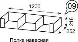 Полка навесная "Твист" №9