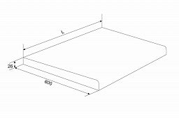 Столешница постформинг H26 L800