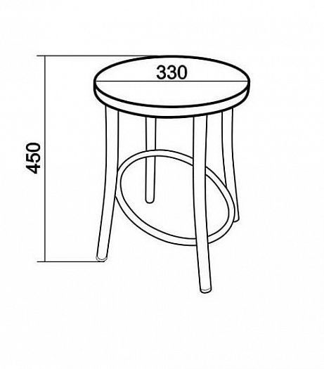 Табурет "Лира" - Табурет "Лира", схема