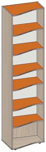 Стеллаж переходной правый "Гамма" арт. ШК.041 - Стеллаж переходной правый "Гамма" арт. ШК.041, Цвет: