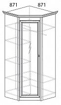 Шкаф угловой "Флоренция" №641