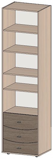 Шкаф открытый с 3-мя ящиками "Гамма" арт. ШК.070 - Шкаф открытый с 3-мя ящиками "Гамма" арт. ШК.070,