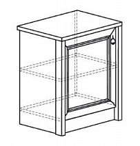 Тумба для обуви 1-дв. "Флоренция" №646
